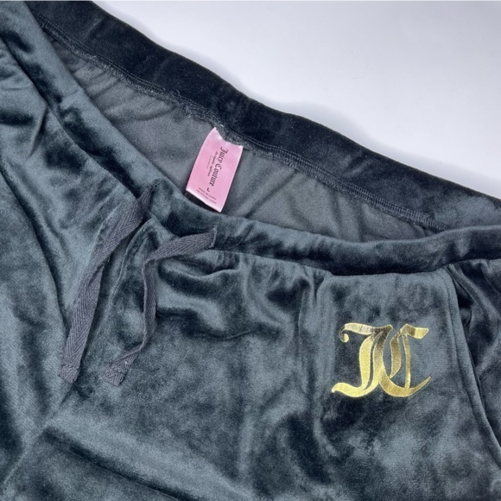 Juicy Couture‎ Black Jogger Sweats Pants Large
